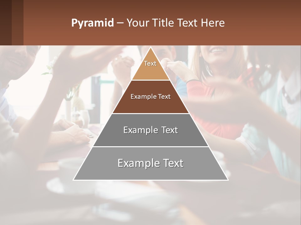 Sunset Woman White PowerPoint Template