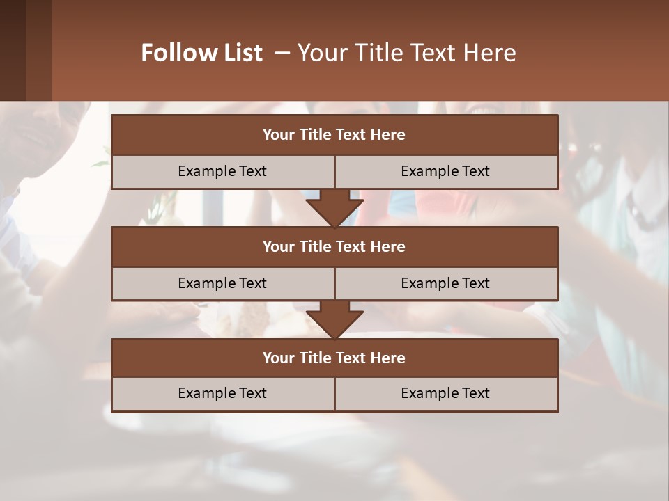 Sunset Woman White PowerPoint Template