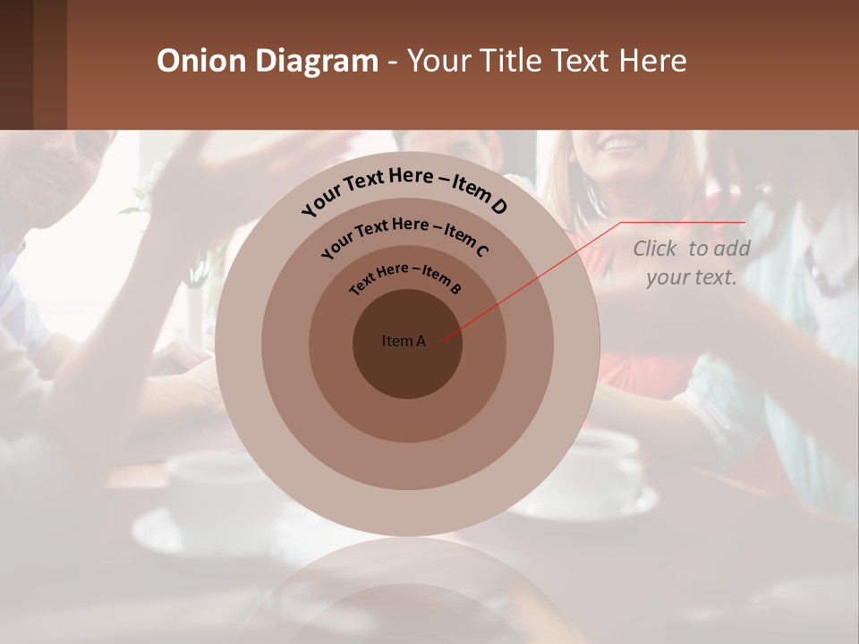 Sunset Woman White PowerPoint Template