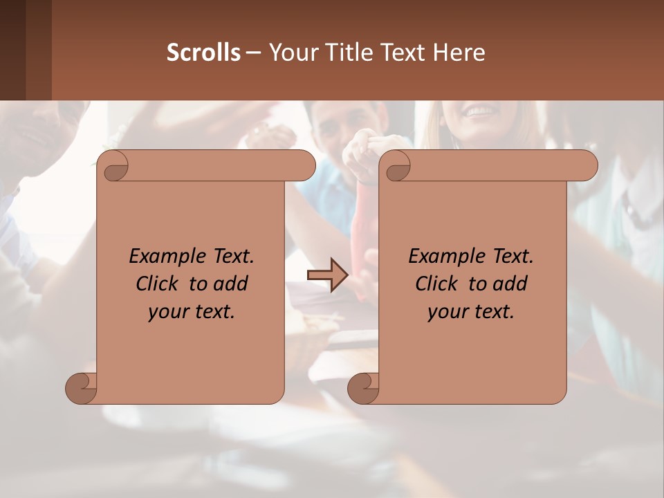 Sunset Woman White PowerPoint Template