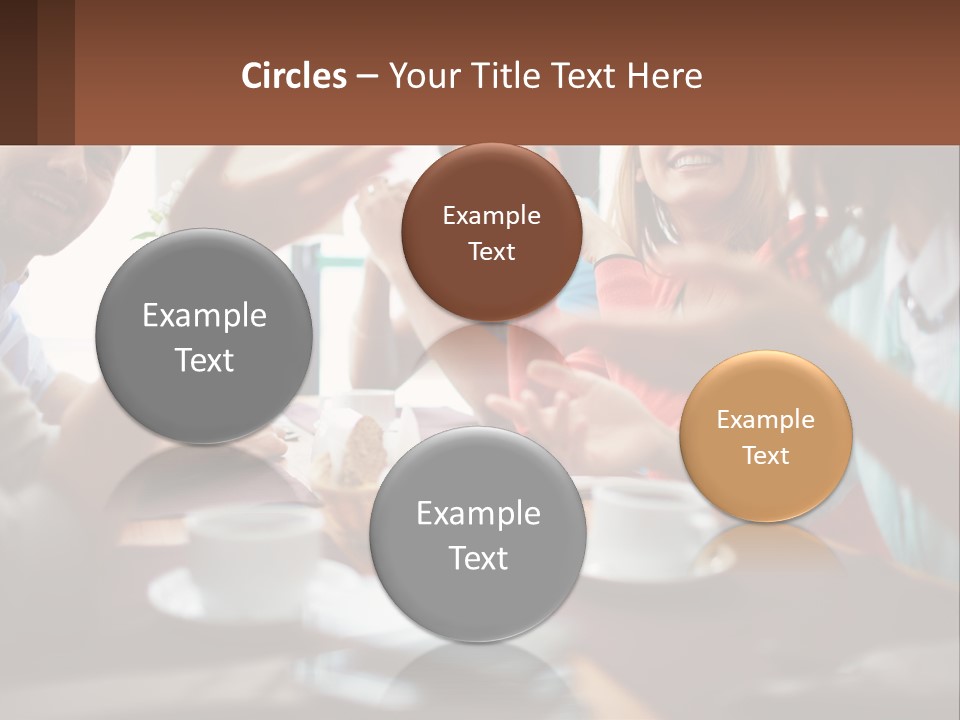 Sunset Woman White PowerPoint Template