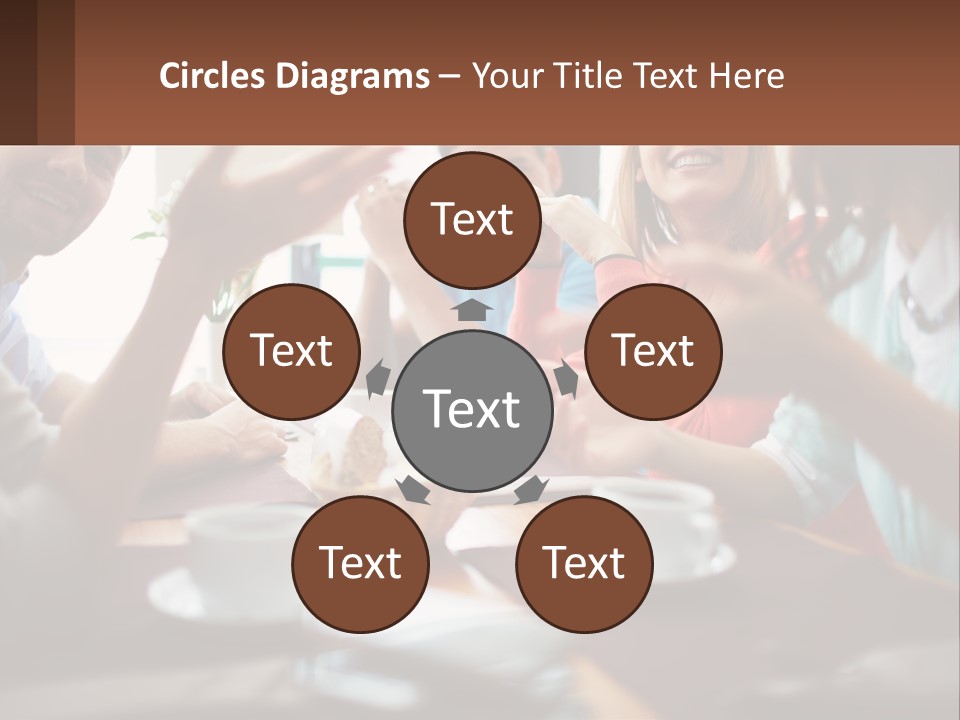 Sunset Woman White PowerPoint Template