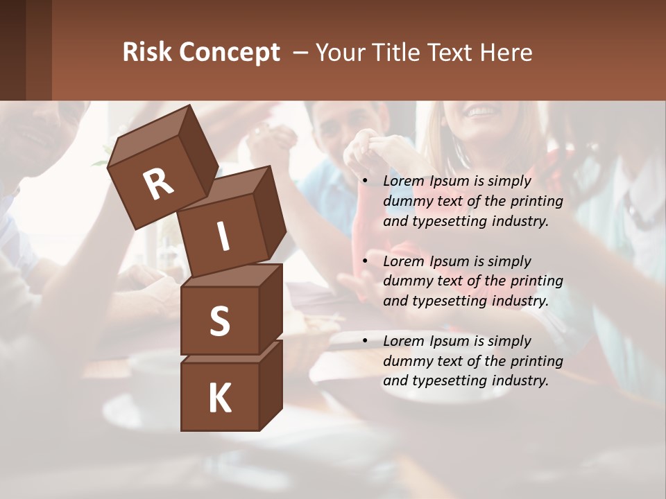 Sunset Woman White PowerPoint Template