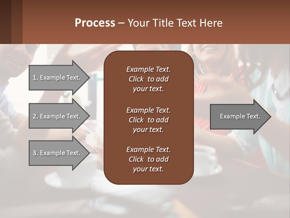 Sunset Woman White PowerPoint Template