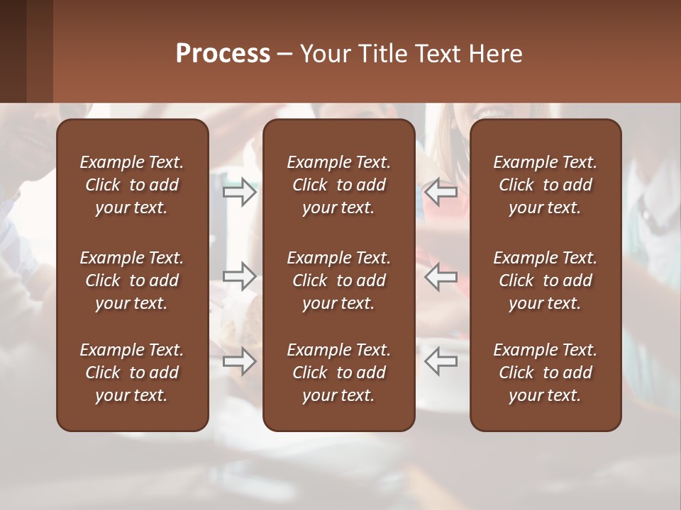 Sunset Woman White PowerPoint Template