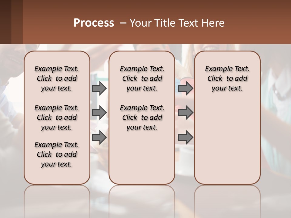Sunset Woman White PowerPoint Template