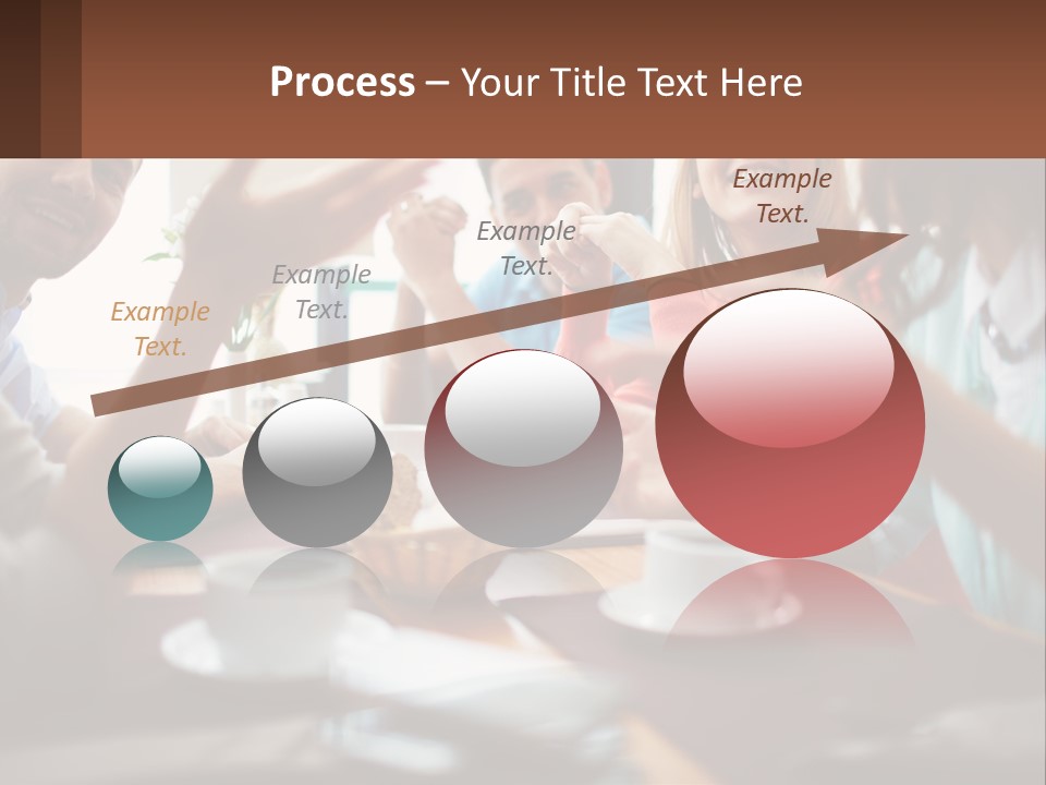 Sunset Woman White PowerPoint Template