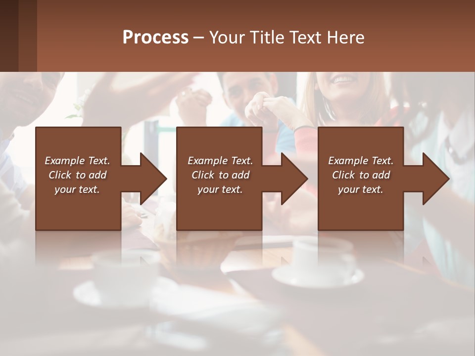 Sunset Woman White PowerPoint Template