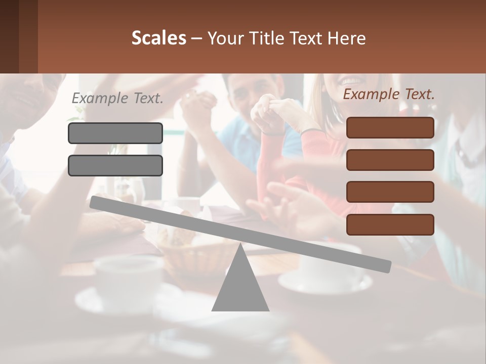 Sunset Woman White PowerPoint Template