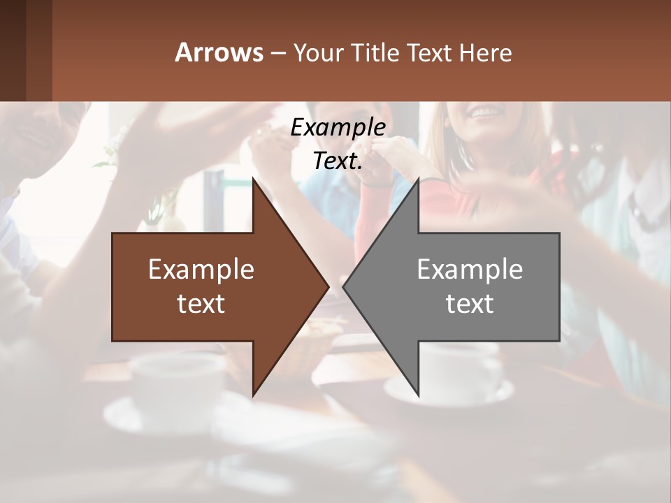 Sunset Woman White PowerPoint Template