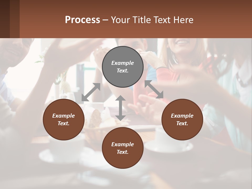 Sunset Woman White PowerPoint Template