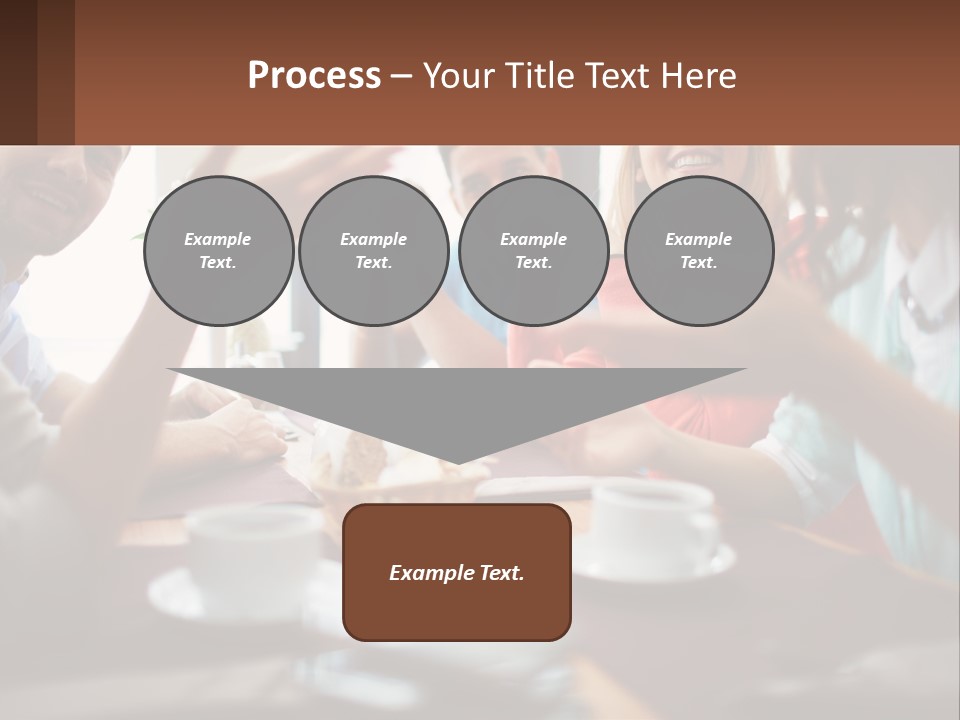 Sunset Woman White PowerPoint Template