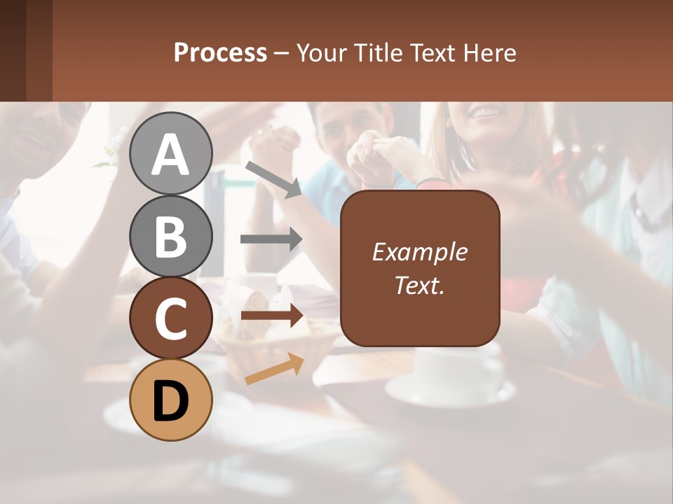 Sunset Woman White PowerPoint Template