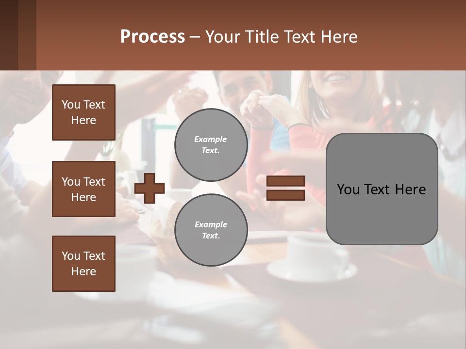 Sunset Woman White PowerPoint Template