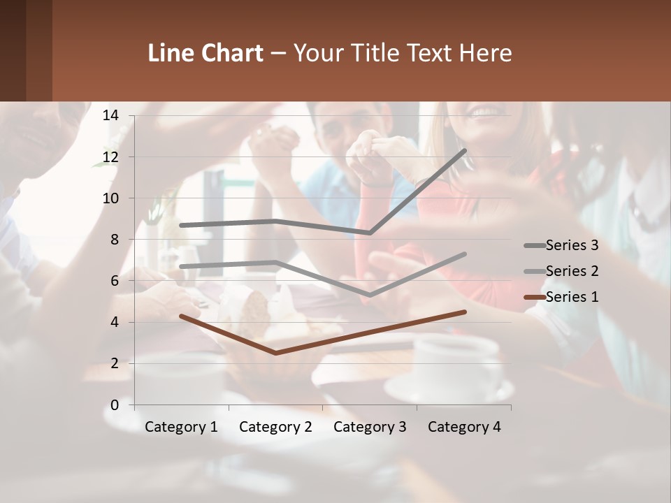 Sunset Woman White PowerPoint Template