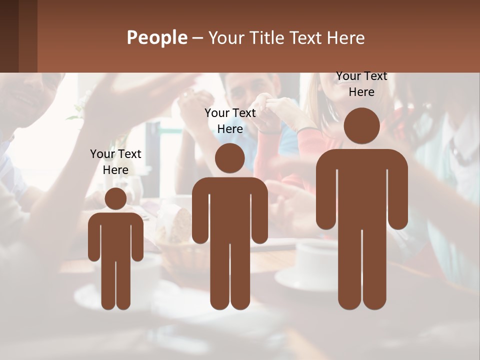 Sunset Woman White PowerPoint Template