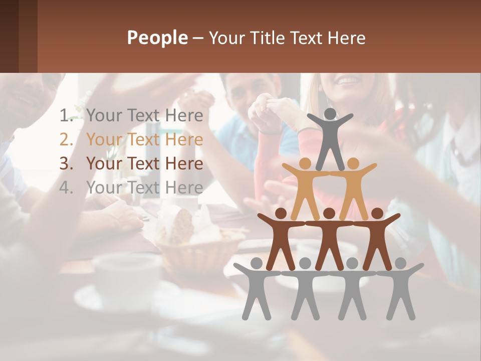 Sunset Woman White PowerPoint Template