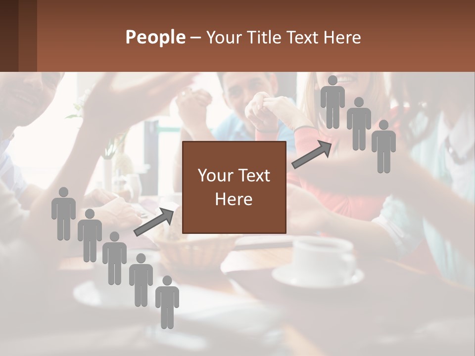 Sunset Woman White PowerPoint Template