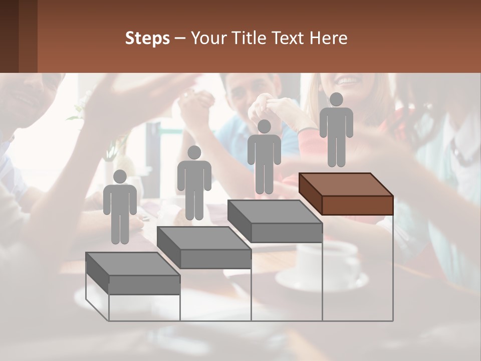 Sunset Woman White PowerPoint Template