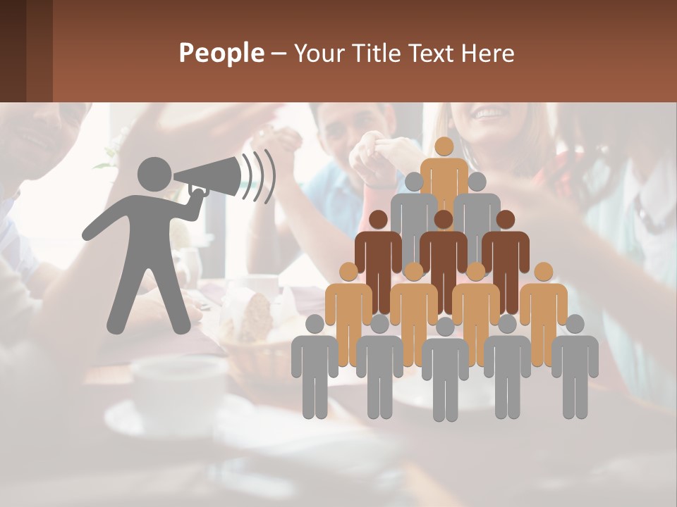 Sunset Woman White PowerPoint Template