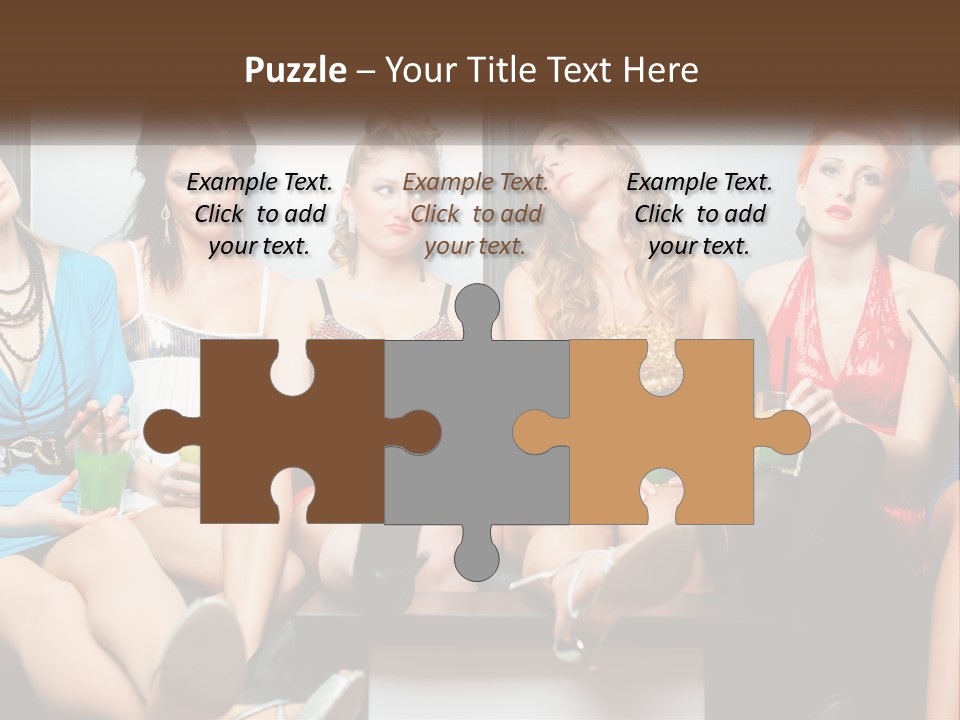 Single Calm Ocean PowerPoint Template