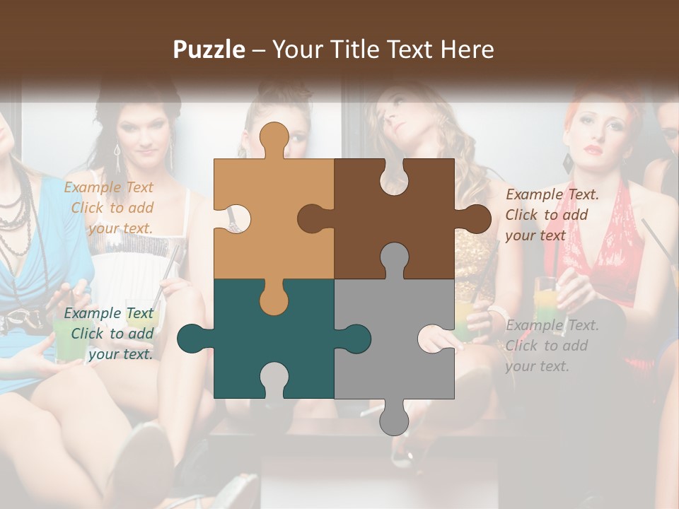 Single Calm Ocean PowerPoint Template