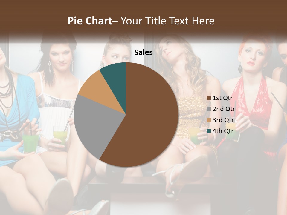 Single Calm Ocean PowerPoint Template