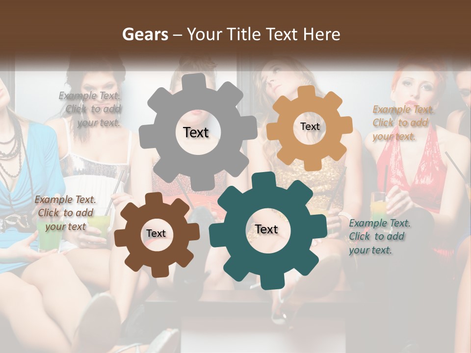 Single Calm Ocean PowerPoint Template