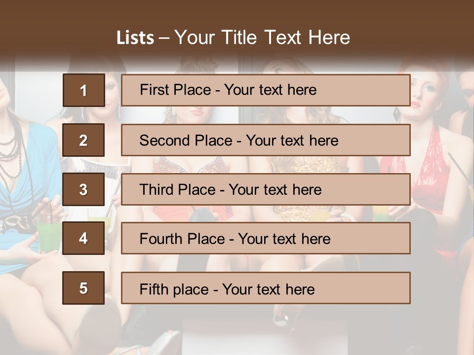 Single Calm Ocean PowerPoint Template