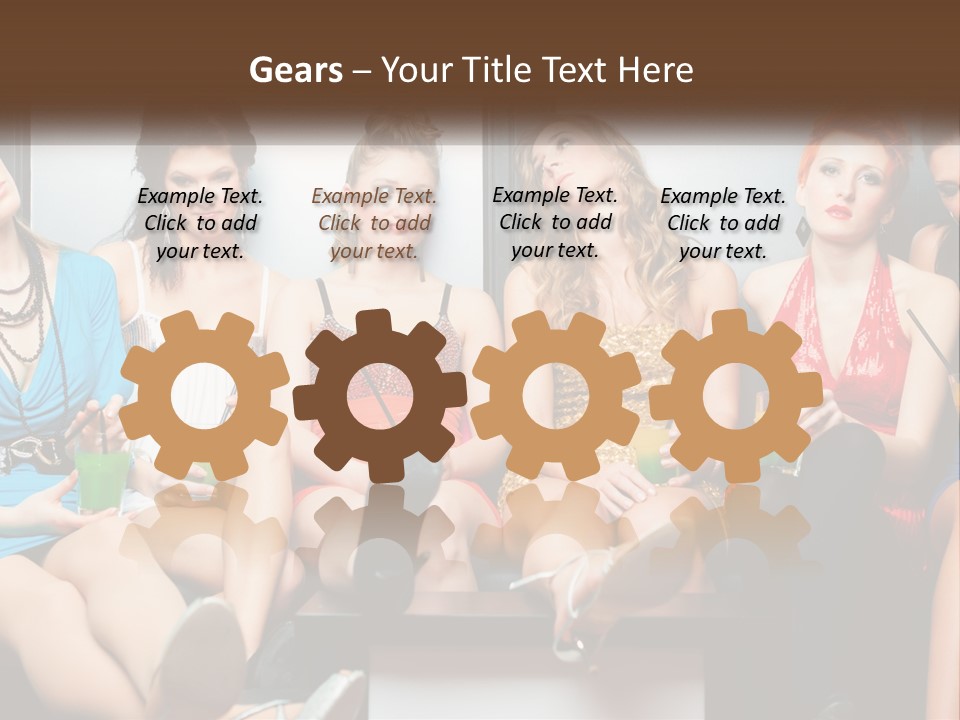 Single Calm Ocean PowerPoint Template