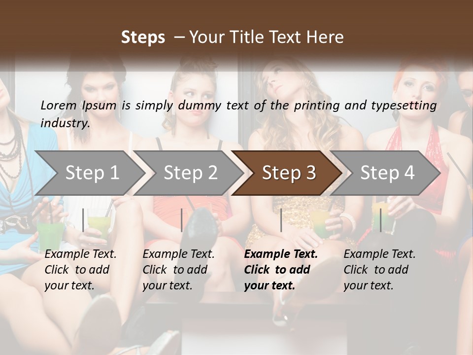 Single Calm Ocean PowerPoint Template