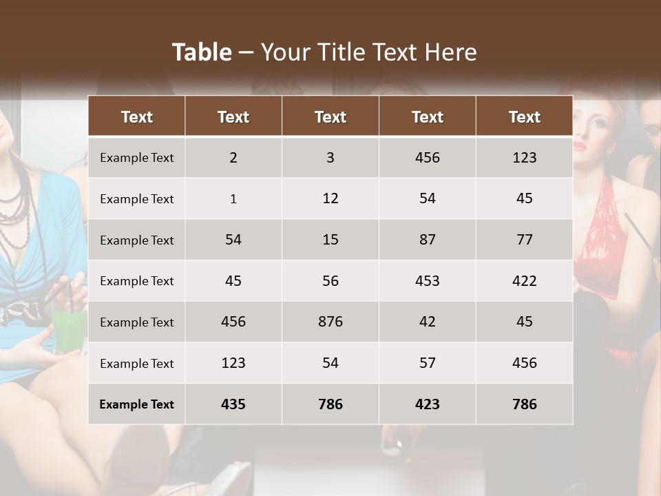 Single Calm Ocean PowerPoint Template