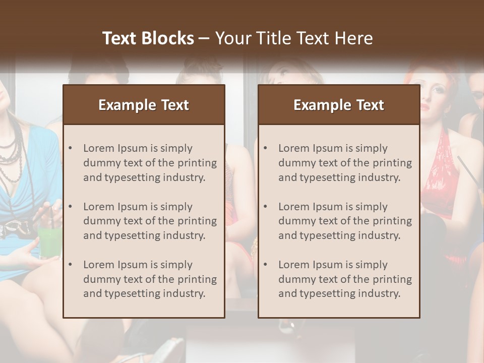 Single Calm Ocean PowerPoint Template