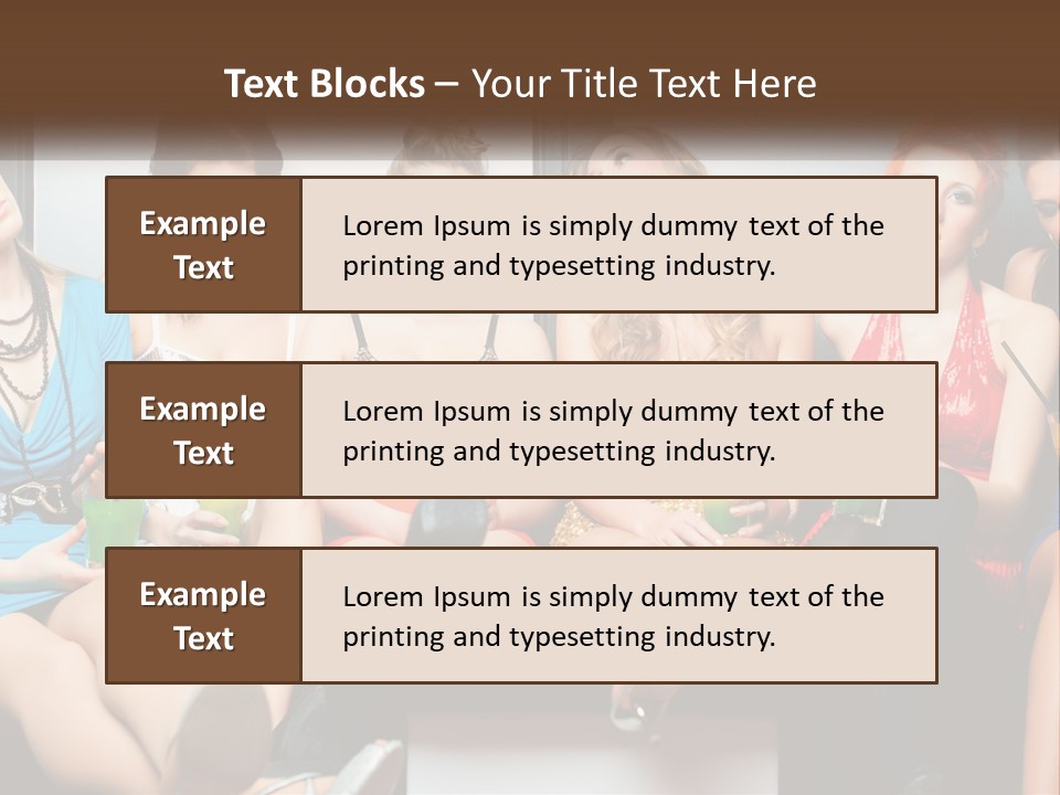 Single Calm Ocean PowerPoint Template