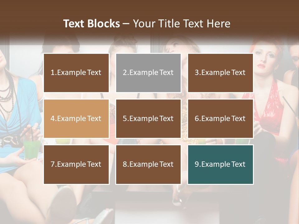 Single Calm Ocean PowerPoint Template