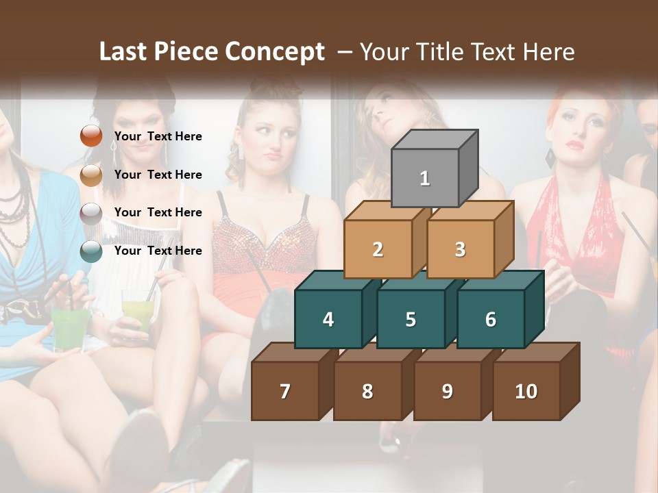 Single Calm Ocean PowerPoint Template