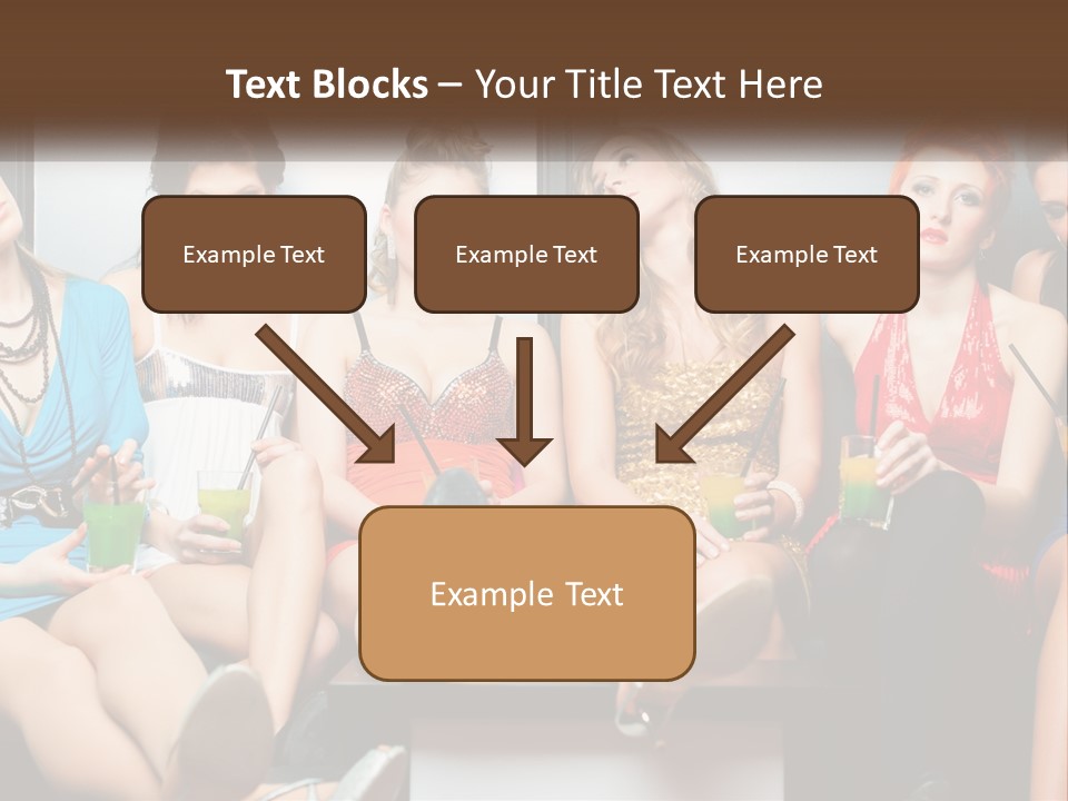 Single Calm Ocean PowerPoint Template