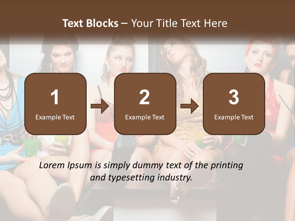 Single Calm Ocean PowerPoint Template