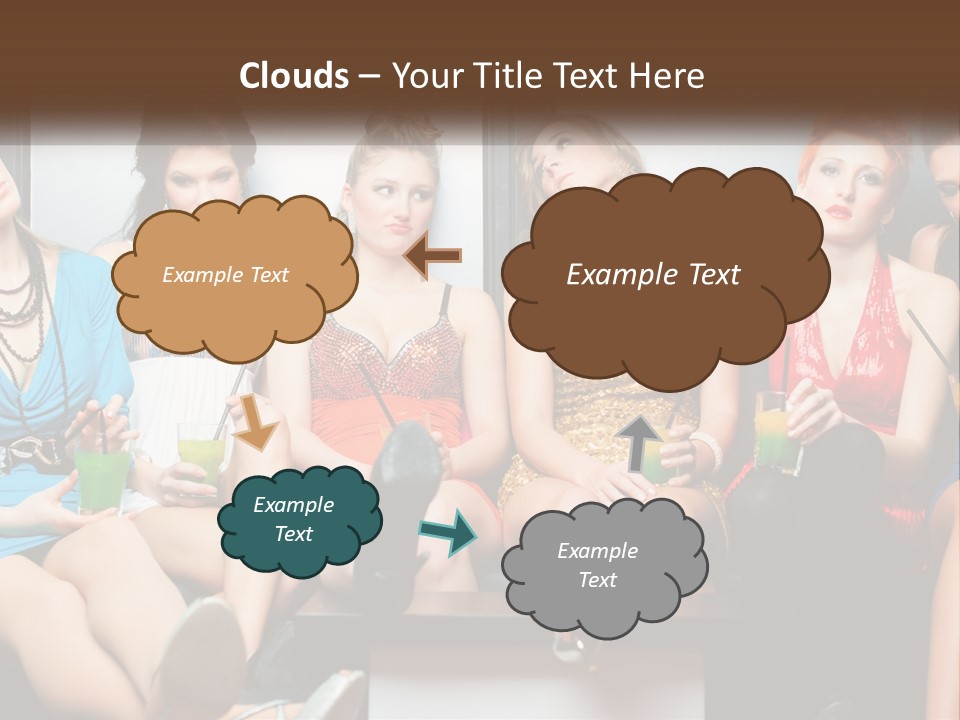 Single Calm Ocean PowerPoint Template