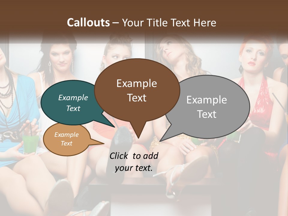 Single Calm Ocean PowerPoint Template