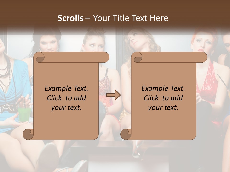 Single Calm Ocean PowerPoint Template