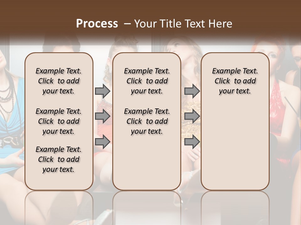 Single Calm Ocean PowerPoint Template