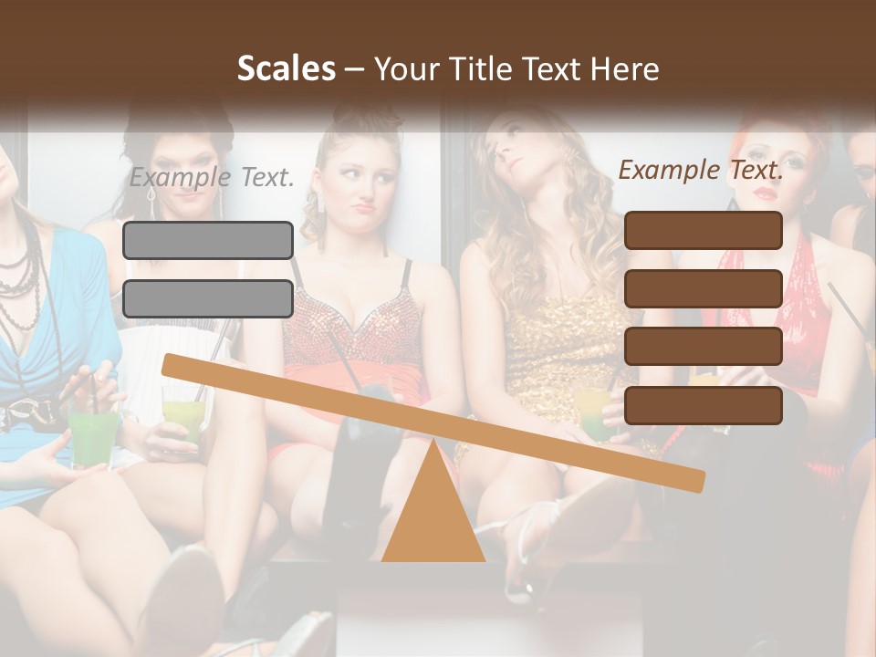Single Calm Ocean PowerPoint Template