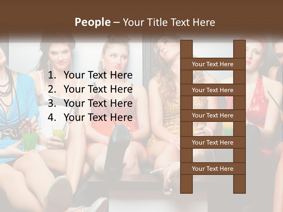 Single Calm Ocean PowerPoint Template