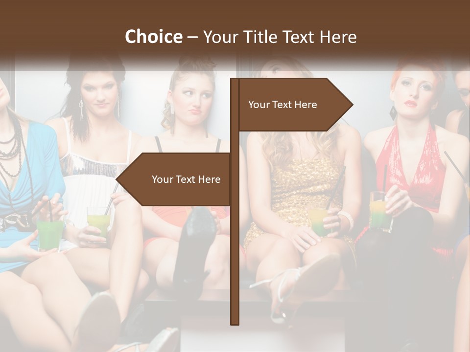 Single Calm Ocean PowerPoint Template