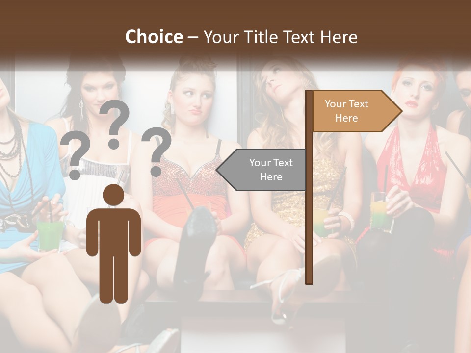 Single Calm Ocean PowerPoint Template