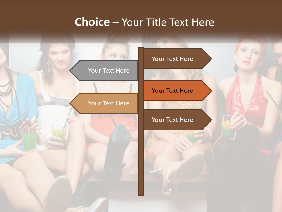 Single Calm Ocean PowerPoint Template