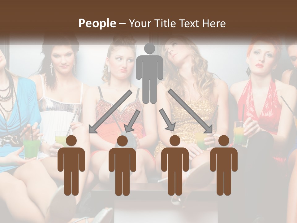 Single Calm Ocean PowerPoint Template