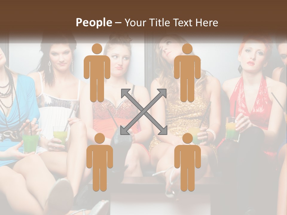 Single Calm Ocean PowerPoint Template