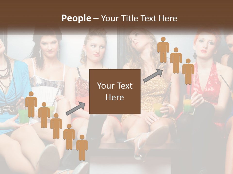 Single Calm Ocean PowerPoint Template